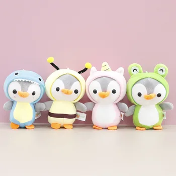 12 см плюшевый пингвин, кукла мини маленький пингвин игрушка, аниме кулон сумочка детские плюшевые игрушки подарок плюшевый пингвин, брелок