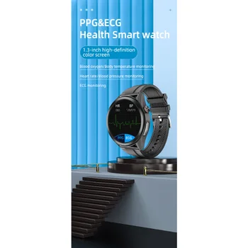 2023 Новые Умные часы W10 ECG + PPG для здоровья, мужские Часы для измерения температуры тела, сердечного ритма, мониторинга сна, Спортивные водонепроницаемые Женские умные часы