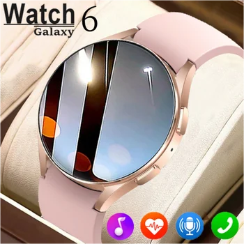 2023 Смарт-часы с Bluetooth-вызовом 6 Pro для мужчин и женщин, Корейская поддержка Полного сенсорного экрана IP68, водонепроницаемые умные часы Samsung Galaxy