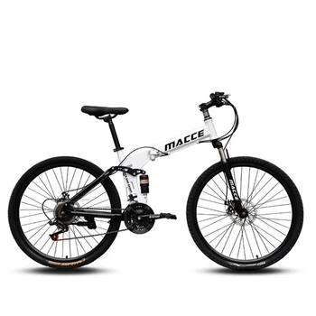 26-Дюймовый Велосипед для взрослых с 24/27 скоростями, чувствительный к двойным дисковым тормозам, Легкий Удобный Каркас из высокоуглеродистой стали, Горный Велоспорт