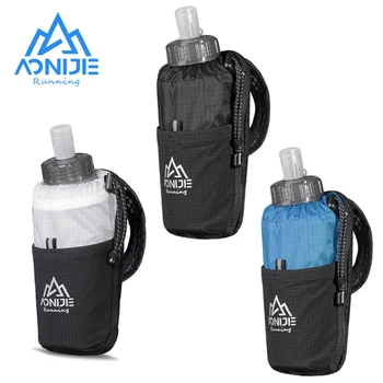 AONIJIE A7107 450 мл, ручная сумка для хранения бутылок с водой для бега, Мягкая фляжка, держатель для чайника, переноска с быстрым захватом, Марафонский забег