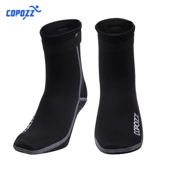 Copozz 3 мм неопреновые пляжные носки для плавания и дайвинга, противоскользящая обувь для водных видов спорта, носки для серфинга, пляжные ботинки
