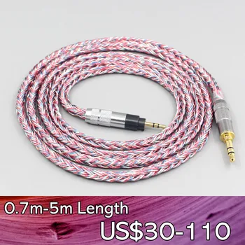 LN007601 16-Жильный Серебристый кабель OCC OFC со смешанной оплеткой Для наушников Sennheiser Urbanite XL On/Over Ear Headset Наушники