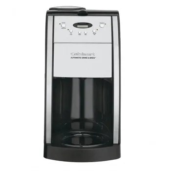 Автоматическая кофеварка Grind & Brew ™ на 12 чашек, серебристый кофе
