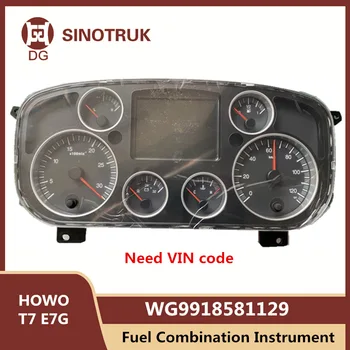 Аппаратура комбинации топлива WG9918581129 Для Частей тележки Одометра топлива кабины SINOTRUK HOWO T7 E7G Разделяет