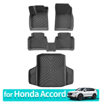 для Honda Accord 2023 2024, Автомобильные коврики для пола, всепогодные Аксессуары для 3D-ковриков из ТПЭ (для левой руки водителя)