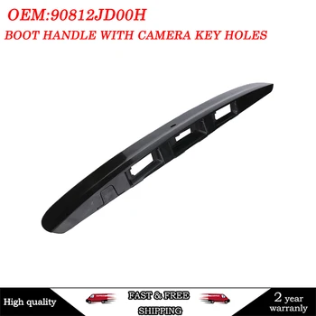 Для Nissan Qashqai 2007-2014 Автозапчасти 90812JD00H 90812JD40H 90812JD20H Ручка багажника Ручка Багажника с Отверстиями для ключей Камеры