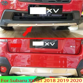 Для Subaru XV GT 2018 2019 2020 Защитный кожух переднего и заднего бампера из нержавеющей стали