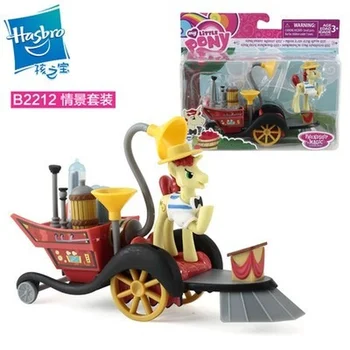Коллекция аниме-фигурок Hasbro My Little Pony, сценарный набор, фигурки для девочек, игрушка в подарок, Домик для игр