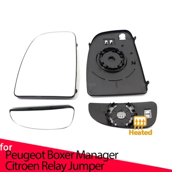 Левое Правое зеркало заднего вида С подогревом Со стороны водителя и пассажира Для Peugeot Boxer Manager для Citroen Relay Jumper