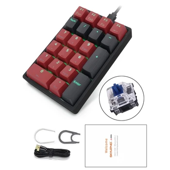 Механическая цифровая клавиатура SK21 с подсветкой RGB С возможностью горячей замены Gateron Switch B2RC