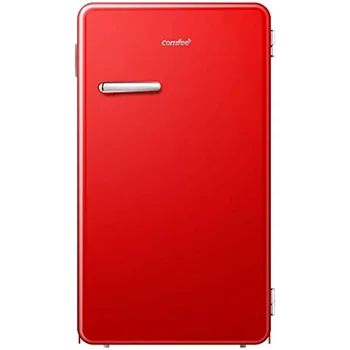 Мини-холодильник COMFEE 'CRR33S3ARD, 3,3 кубических фута, Ретро-холодильник серии Solo, маленький холодильник