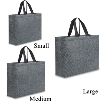 Многоразовая Хозяйственная сумка Большого размера, Серая Складная Эко-сумка, Женская Дорожная сумка для хранения, сумка для покупок, Женские холщовые сумки для покупок