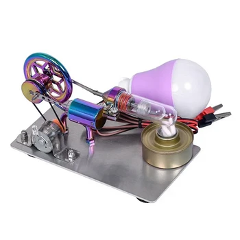 Модель двигателя Стирлинга с горячим Воздухом Генератор Двигателя Физический Эксперимент Научная игрушка Обучающая научная игрушка