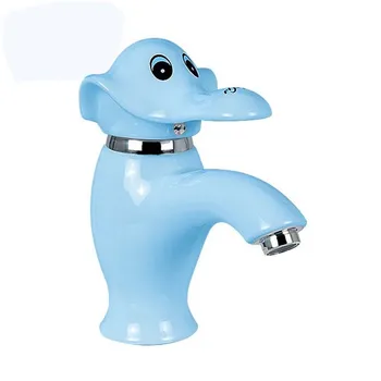 Мультяшный Водопроводный кран, Экономящий воду, Помогающий детям Мыть руки, Милые Декоративные Смесители