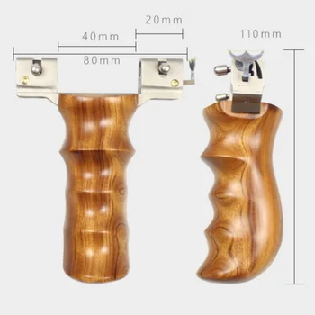 Новая Охотничья и стрелковая рогатка из Титана Slloy, деревянная рогатка для стрельбы на открытом воздухе, мощная рогатка