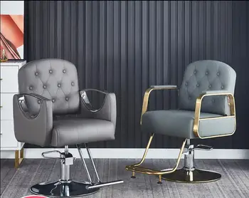 Парикмахерская специальное парикмахерское кресло можно поднимать и опускать, вращающееся парикмахерское кресло, современный салон с сеткой для горячего окрашивания.