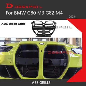 Пластиковая Черная Решетка Радиатора Для BMW M3 G80 M4 G82 G83 Передний Бампер ABS CSL Гриль Автогонки Сетка 2021-2023 CSL xDrive Competition