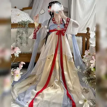 Платье Hanfu Женское древнекитайское традиционное платье для Косплея, платье для танцев, костюм для Косплея на День рождения, платье Hanfu для молодых девушек