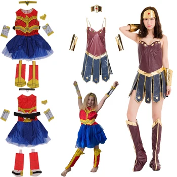 Роскошная Одежда для Косплея Dawn Of Justice Wonder Girl Супергерой Взрослые Сексуальные Женщины Маскарадный костюм для вечеринки Маскировка на Хэллоуин