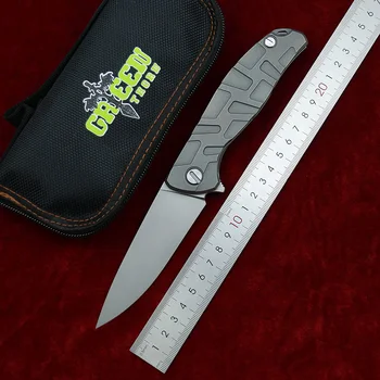 Складной нож Green thorn F95 Flipper лезвие K110 TC4 Титановая ручка походные охотничьи карманные кухонные ножи EDC tool