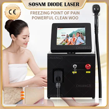 Эпилятор 808mn Портативные лазерные устройства для удаления волос Система Высокомощного постоянного оборудования